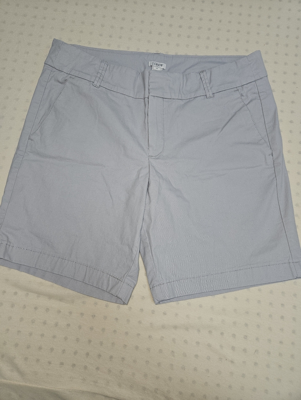 J. Crew Light Grey Women's Chino Bermuda Shorts
